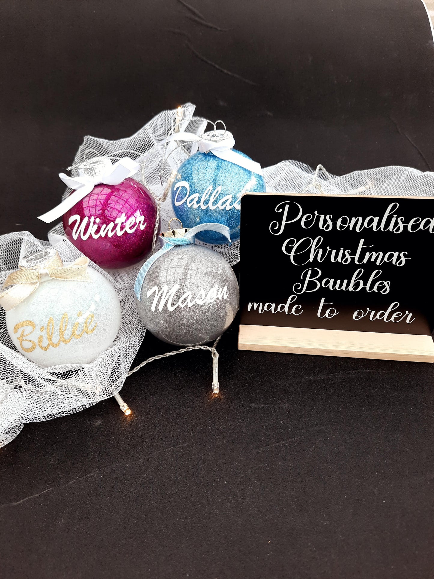 Christmas Baubles - Personalised