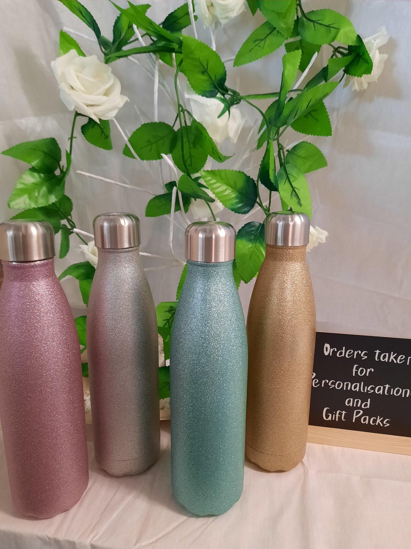 Glittered Drinkware - Personalised