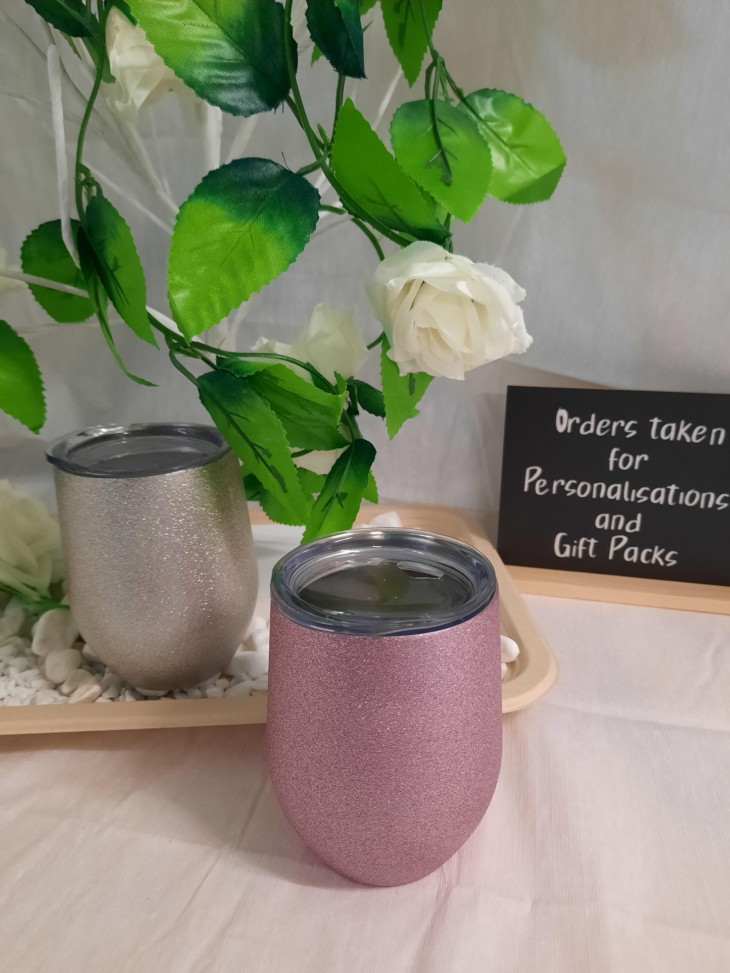 Glittered Drinkware - Personalised