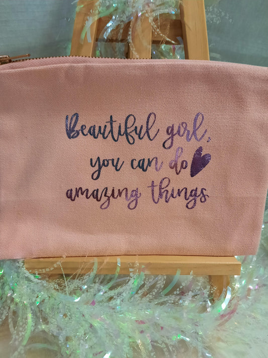 Canvas Waterproof Make-Up Bag