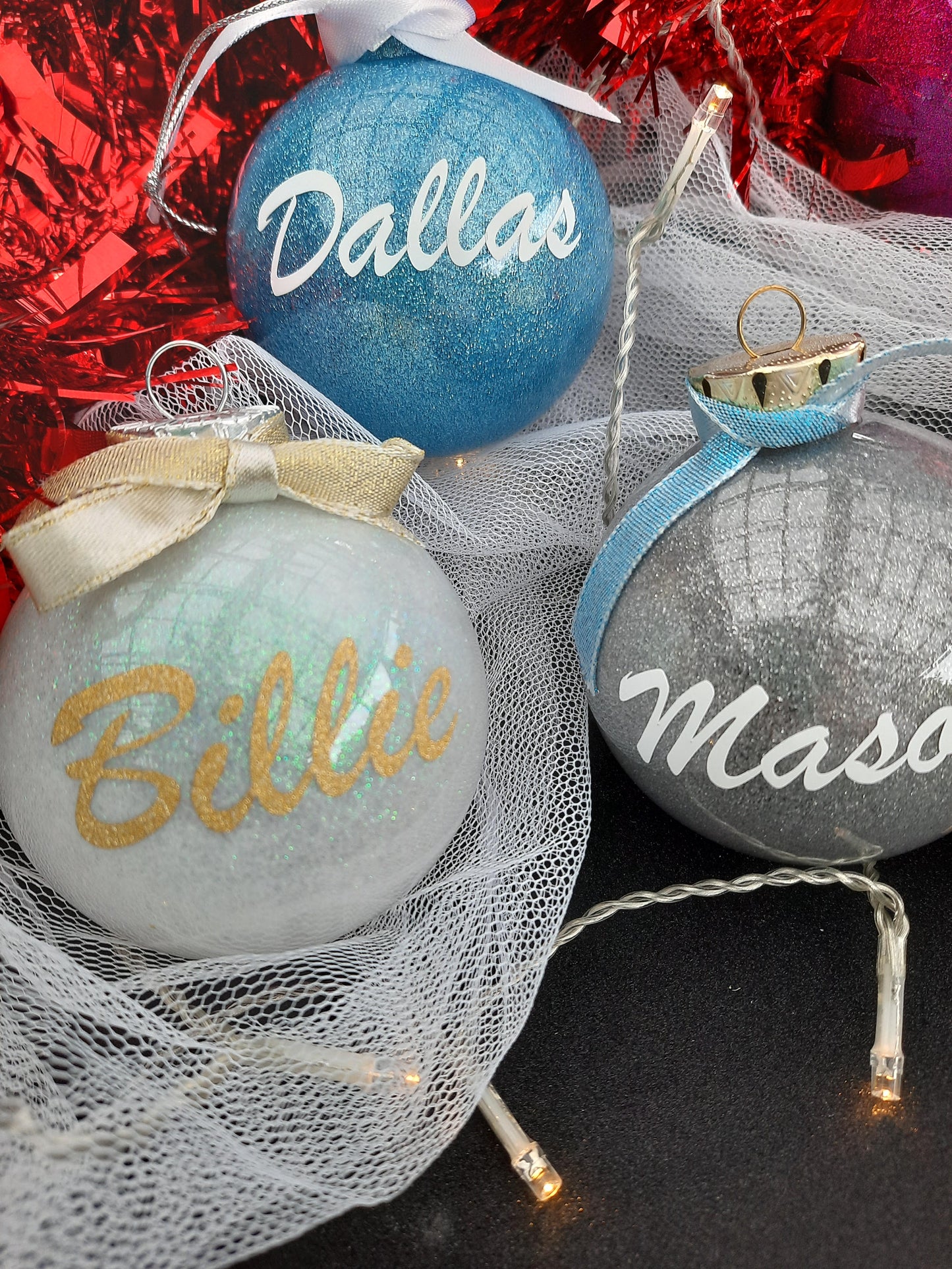 Personalised Christmas Baubles