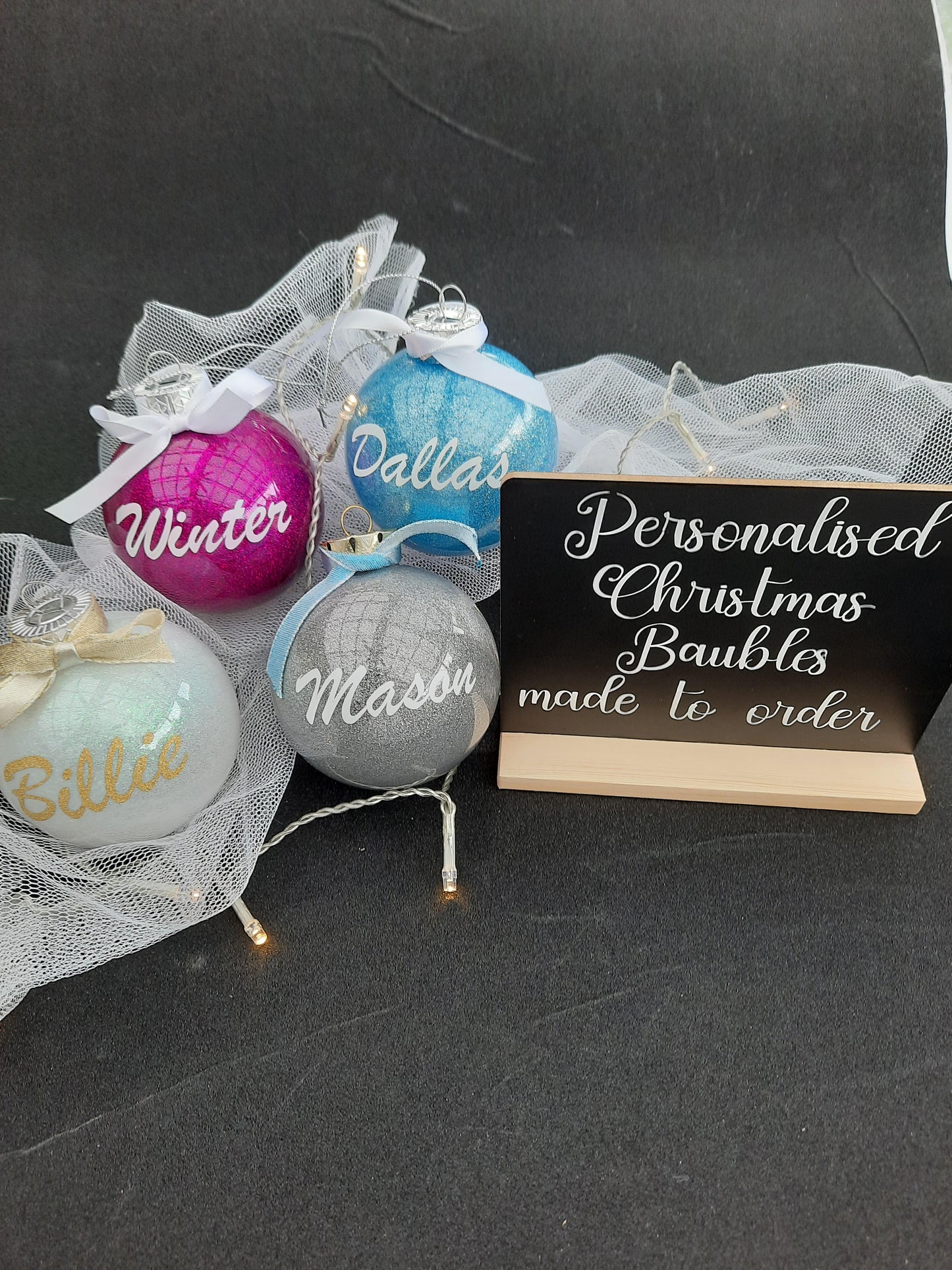 Personalised Christmas Baubles