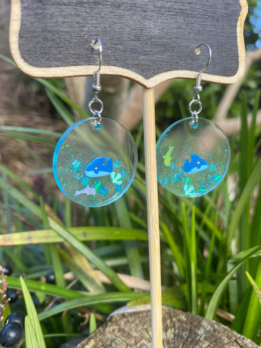 Resin - earrings