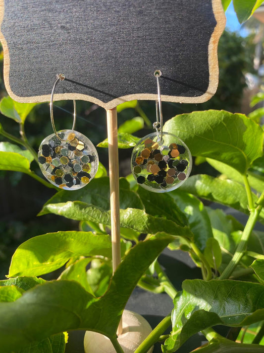 Resin - earrings