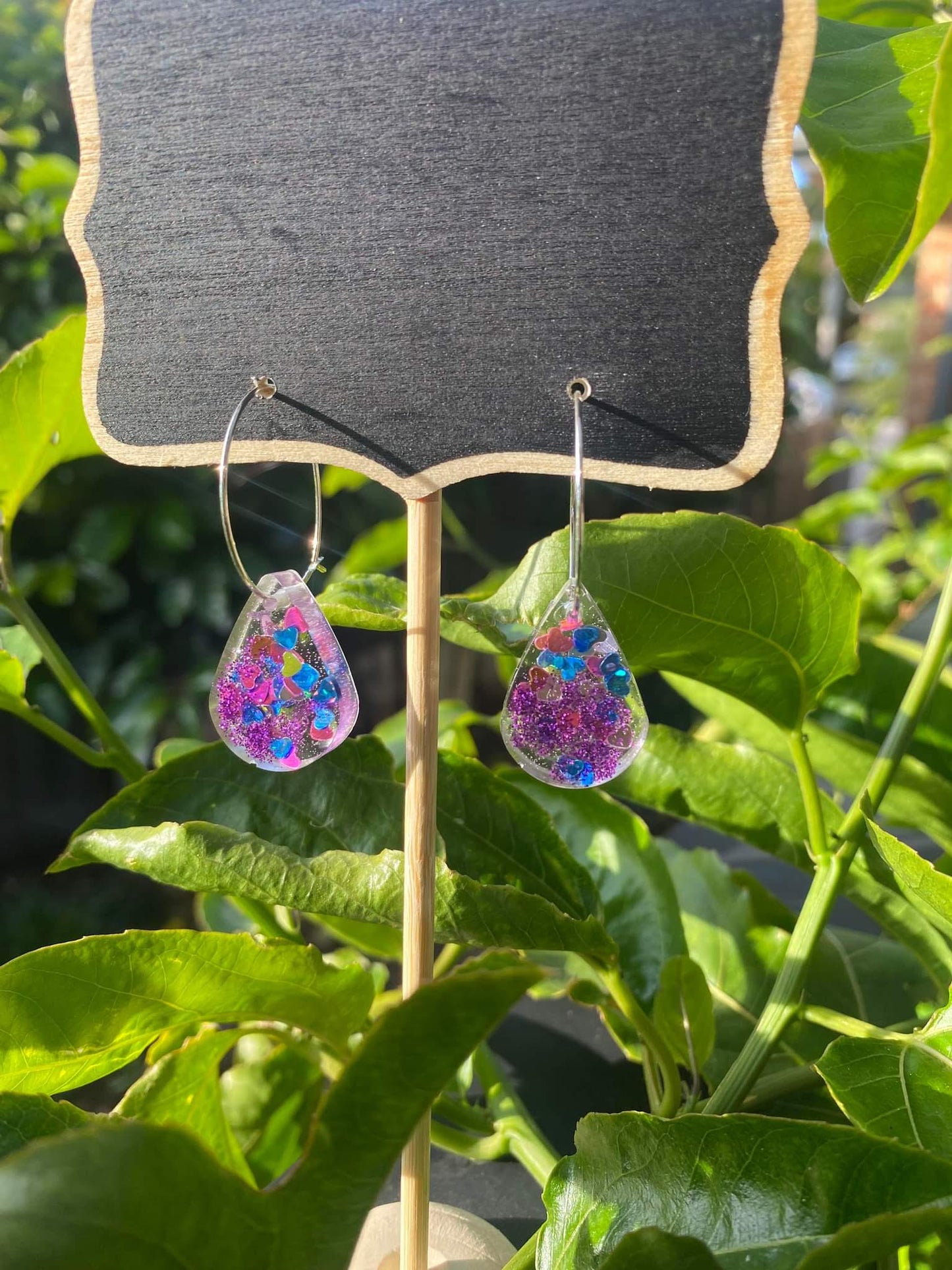 Resin - earrings