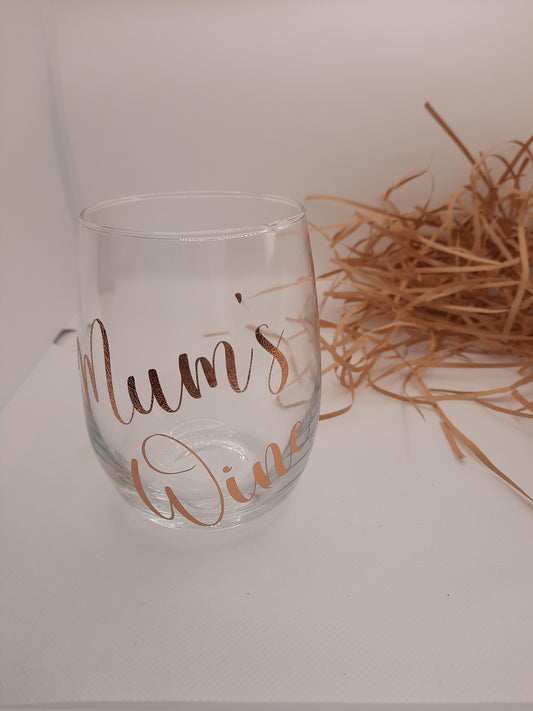 Stemless Wine Glass